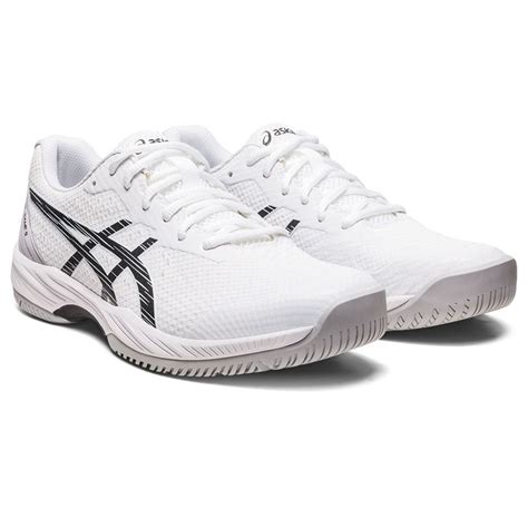 Asics Gel Game 9 Mens Tennis Shoe White Black Tennis Point