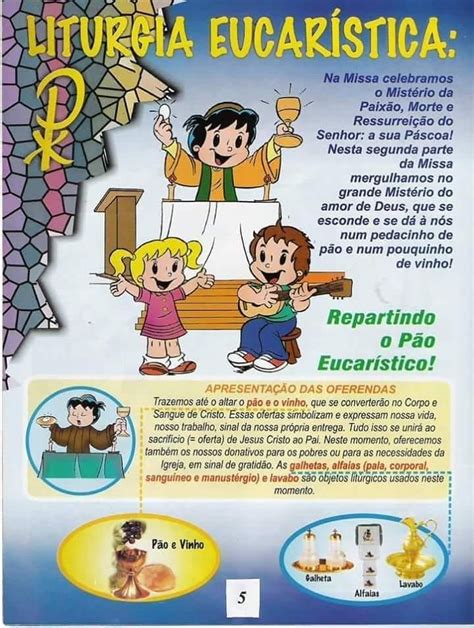 Catequese na Net A Santa Missa explicada para crianças Atualizada