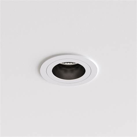 Astro Pinhole Slimline Round Fixed Fire Rated Ip Downlight In Matt White