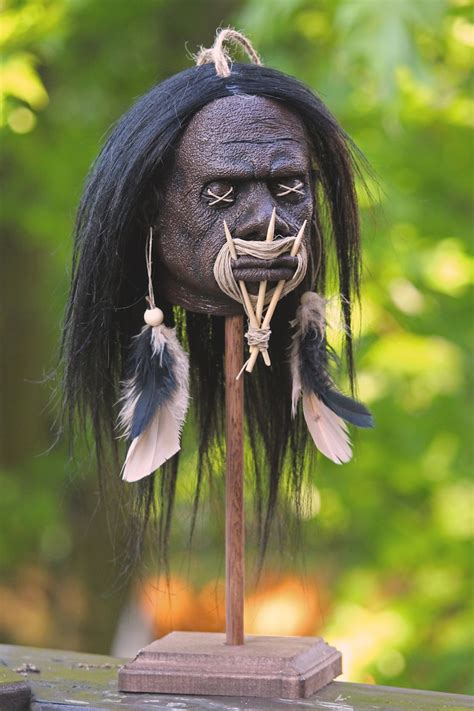 Shrunken Head Replica Etsy