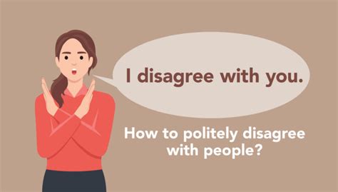 I Disagree With You How To Politely Disagree With People Wall