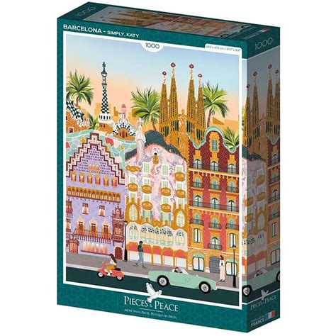 Comprar Puzzle Pieces Peace Barcelona De 1000 Piezas