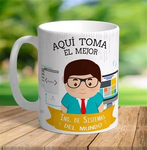 Taza Ingeniero De Sistemas Hombre Personalizada Meses Sin Inter S