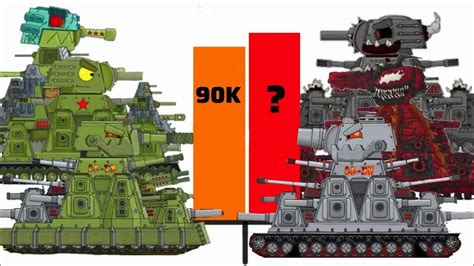 KV 44M Power Levels Battle Cartoon About Tanks YouTube