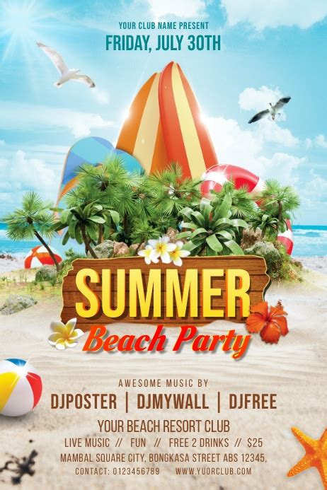 Copy Of Summer Flyer Poster Template Postermywall