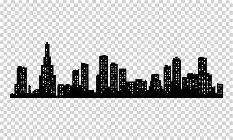 Premium Vector City Silhouette Modern Urban Landscape Cityscape