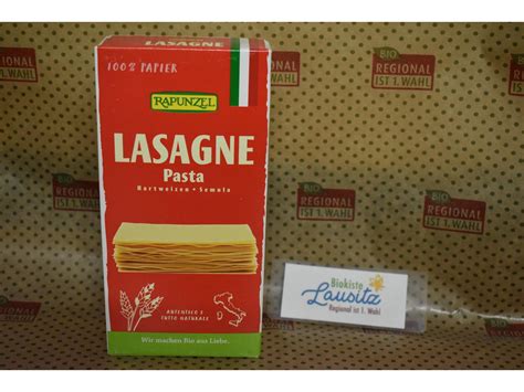 Bio Lasagne Platten G Rapunzel