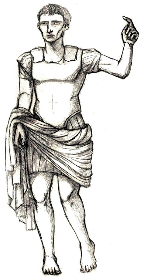 Augustus Caesar Drawing