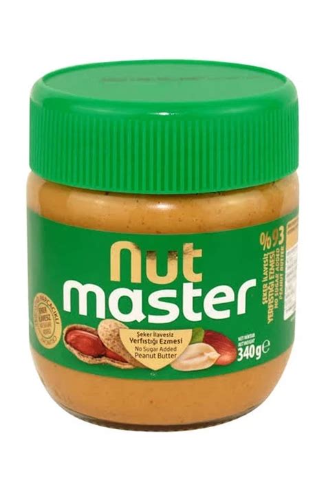 Nut Master Şeker İlavesiz Fıstık Ezmesi Kaç Kalori Nut Master Şeker