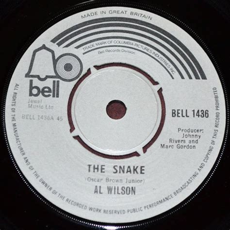 Al Wilson – The Snake (1974, Vinyl) - Discogs