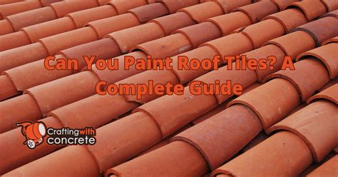 Can You Paint Roof Tiles Complete Guide And Tips