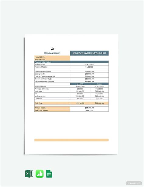 The Ultimate Real Estate Investing Spreadsheet Worksheets Library