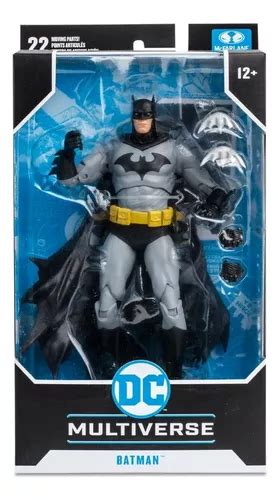 Figura Batman Hush Black gray Mcfarlane Toys Dc Multiverse Envío gratis