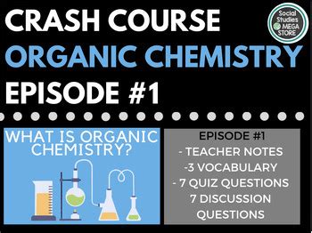 What Is Organic Chemistry Crash Course Organic Chemistry Tpt