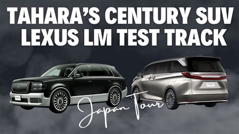 TOYOTA TAHARA S CENTURY SUV TAKING LEXUS LM ONTO TEST TRACK AT TAHARA