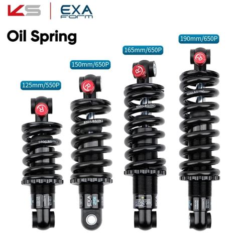 Ks Exa Form 291R Bike Rear Shock Absorber Oil Pressure 125 150 165