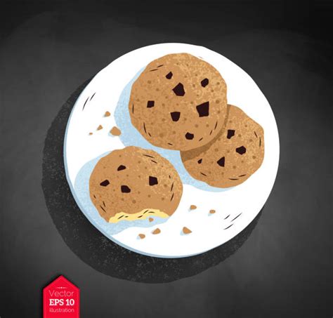 Plate Of Cookies Illustrations Royalty Free Vector Graphics And Clip Art