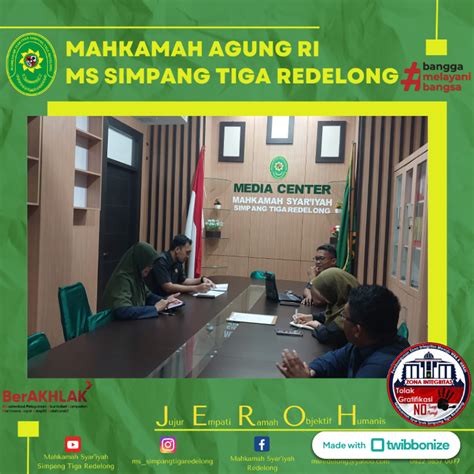 Rapat Penilaian Kinerja Pegawai MS Simpang Tiga Redelong Mahkamah