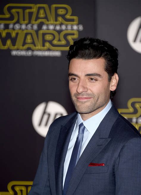 Oscar Isaac at Star Wars The Force Awakens Hollywood Premiere and likely returning to Star Wars ...