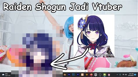 Membuat Karakter Anime Raiden Shogunr Live2d Indonesia Youtube