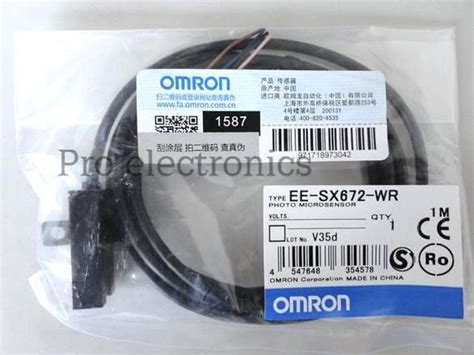 Omron Photoelectric Switch EE SX672 WR 1M Slot Type Photoelectric