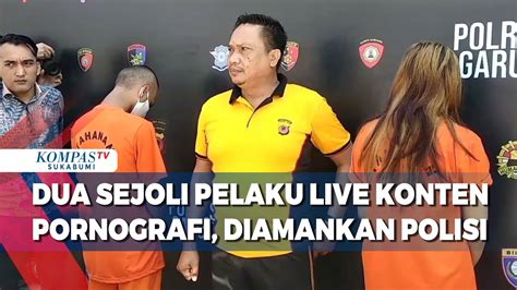 Dua Sejoli Pelaku Live Konten Pornografi Di Garut Diamankan Polisi