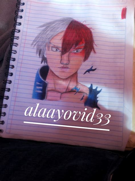 Mi Primer Dibujo Realista De Anime Es Shoto Todoroki De Boku No Hero