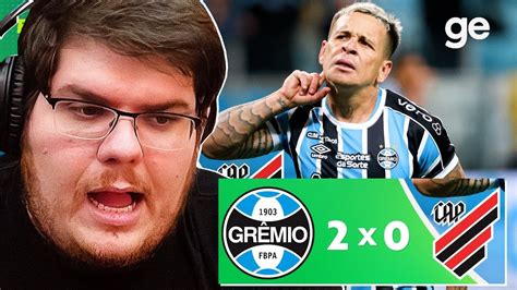 CASIMIRO REAGE A GRÊMIO 2X0 ATHLETICO PR MELHORES MOMENTOS casimiro