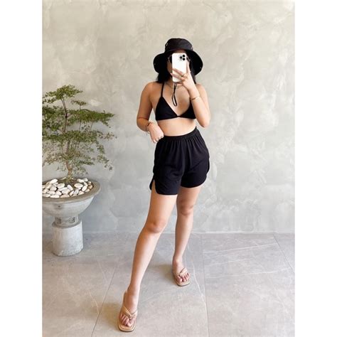HAPEE JONEE MAYA 3 PIECE BIKINI TRIANGLE STRING SELF TIE SIDE BIKINI