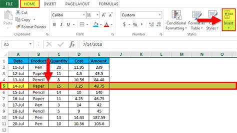 Insert Multiple Rows In Excel How To Insert Multiple Rows Examples