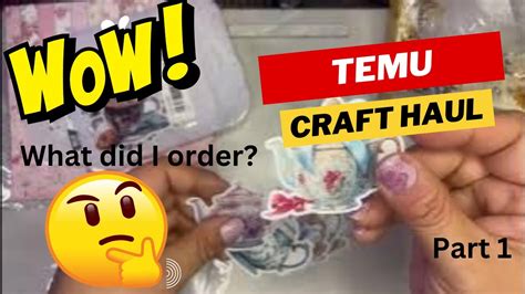 I Don T Remember Temu Craft Haul Part 1 Stickers Papers And Organizers Oh My Youtube