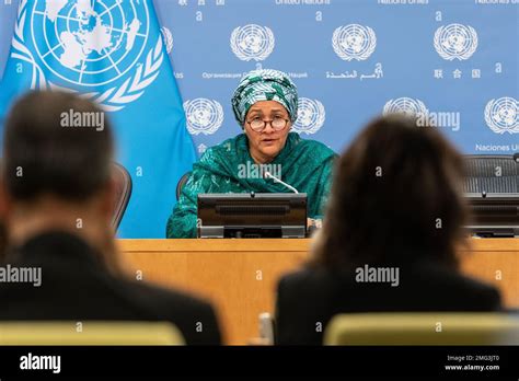 Amina J Mohammed Deputy Secretary General Briefed Press On Her Visit