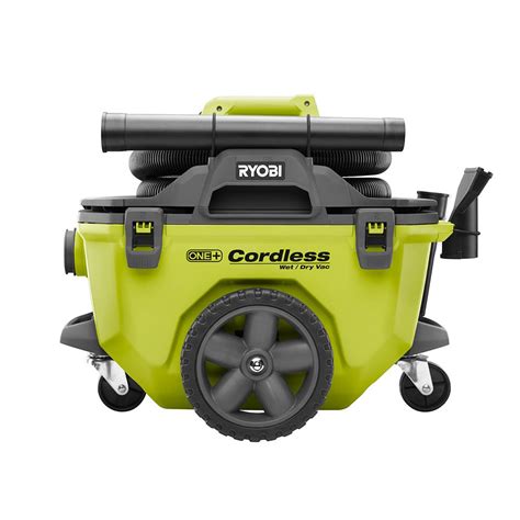 Ryobi One 18 Volt 6 Gallon Wet Dry Vacuum Kit With 9 0 Ah Lithium Hp Battery