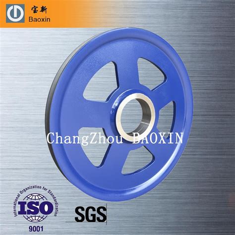 Standard Size Steel Oem Indonesia Marine S35c Sheave Drive Pulley For Drilling Equipments