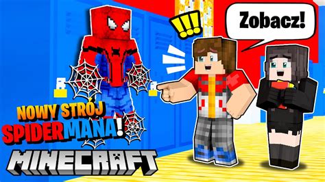 REAKCJA na MÓJ NOWY STRÓJ SPIDERMANA w Minecraft Wednesday ZABIJE