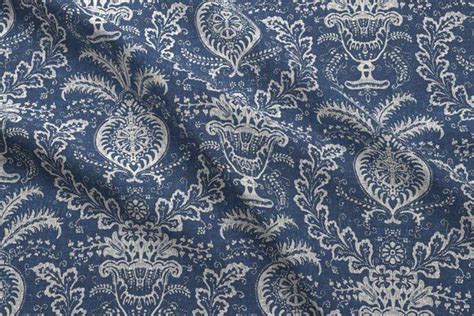 Vintage Fabric Antibes Batik By Willowlanetextiles Vintage Home Decor