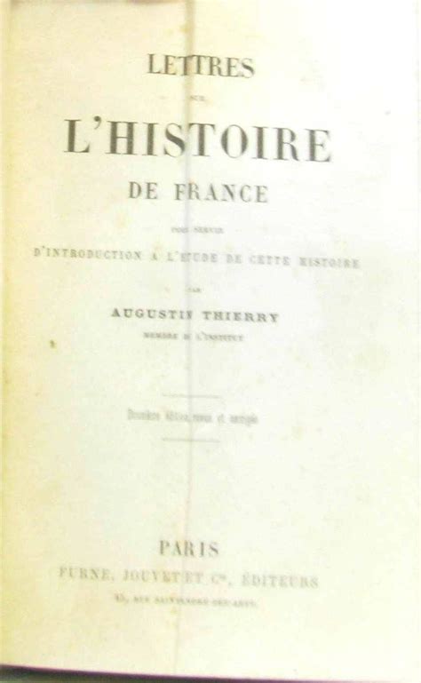 Lettres sur l histoire de France pour servir d introduction à l étude