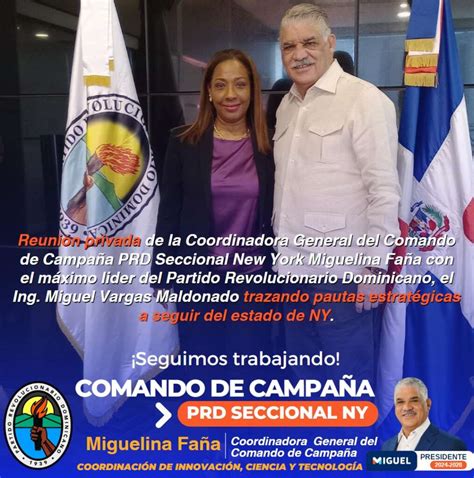 Comando de Camapaña PRD New York Partido Revolucionario Dominicano PRD