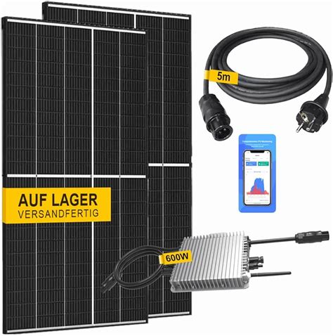 Balkonkraftwerk Komplettset Solar PV 900W EPP Solar 46 OFF