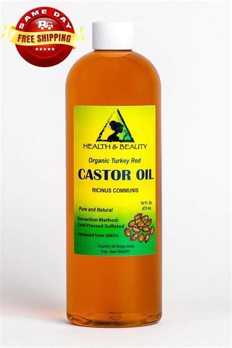 32 Oz Castor Oil Turkey Red Cold Pressed Hexane Free Pure Etsy