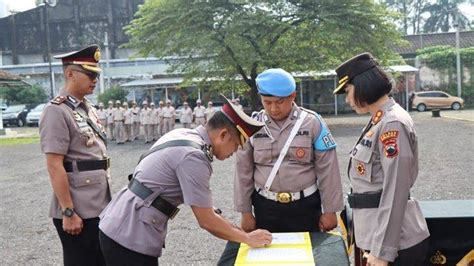 Sertijab Empat Pejabat Utama Di Lingkungan Polres Magelang Kota