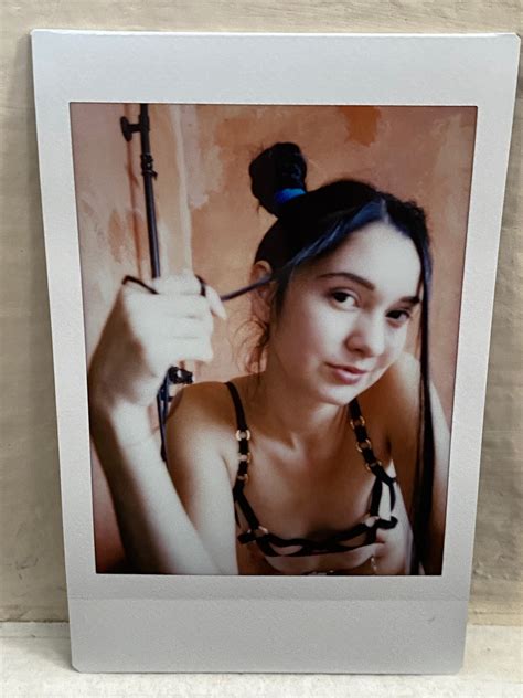Nude Art Model Instax Mini Film Lingerie Bathtub Print No Etsy