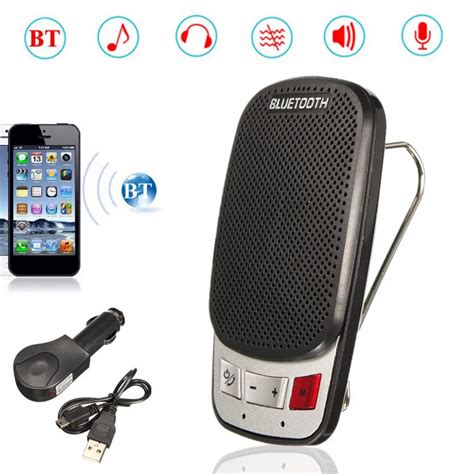 Multifunction Wireless Bluetooth Hands Free Car Auto Kit Speakerphone ...