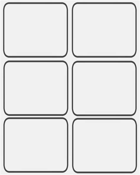 Printable Flashcard Templates To Cards