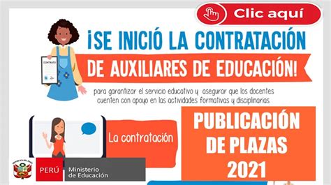 Contrata De Auxiliares De Educaci N