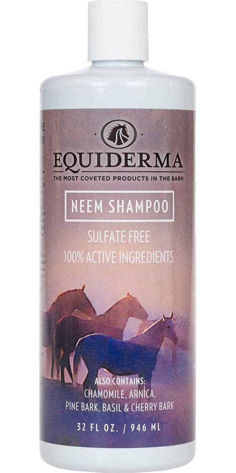 Neem Shampoo For Horses Equiderma Shampoos Conditioners Equine