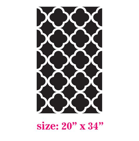 Free Download Sienna Beautiful Quatrefoil Four Leafs Clover Moroccan