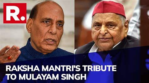 Indian Politics Lost A Big Personality Defence Min Rajnath Singh