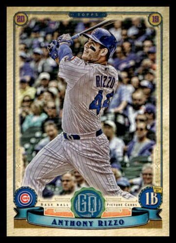 2019 Topps Gypsy Queen 32 Anthony Rizzo Chicago Cubs EBay