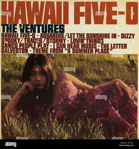 The Ventures - Hawaii Five-O - Vintage vinyl record cover Stock Photo ...